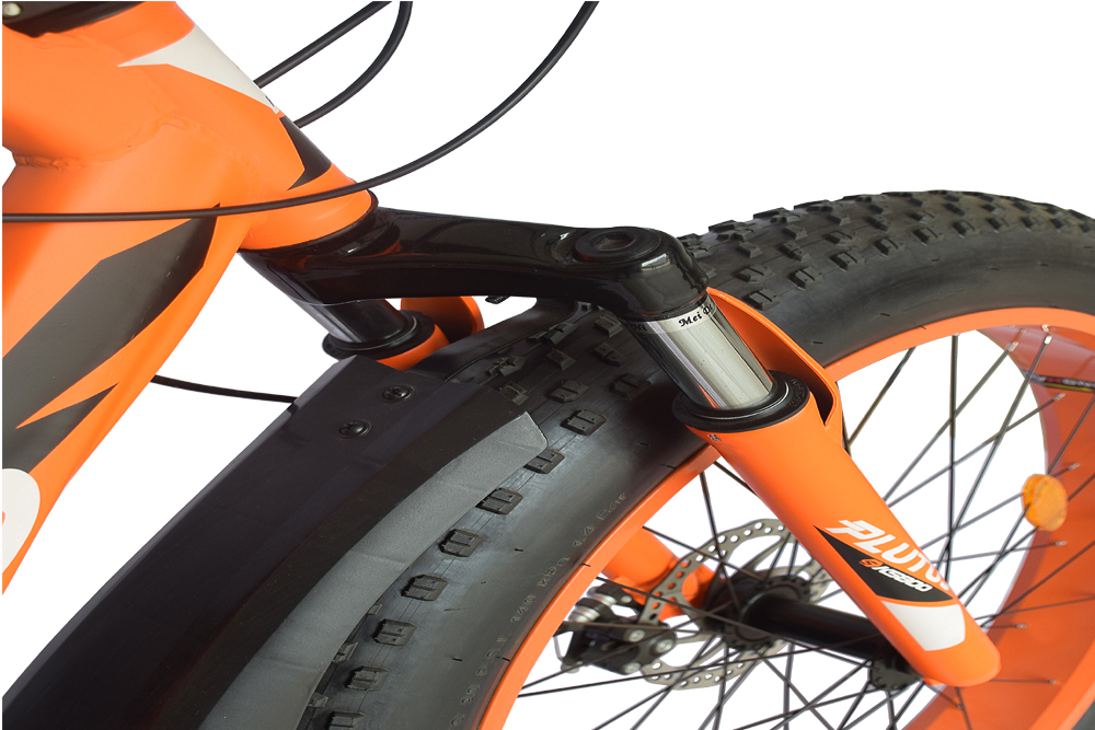 orange fat bike tires